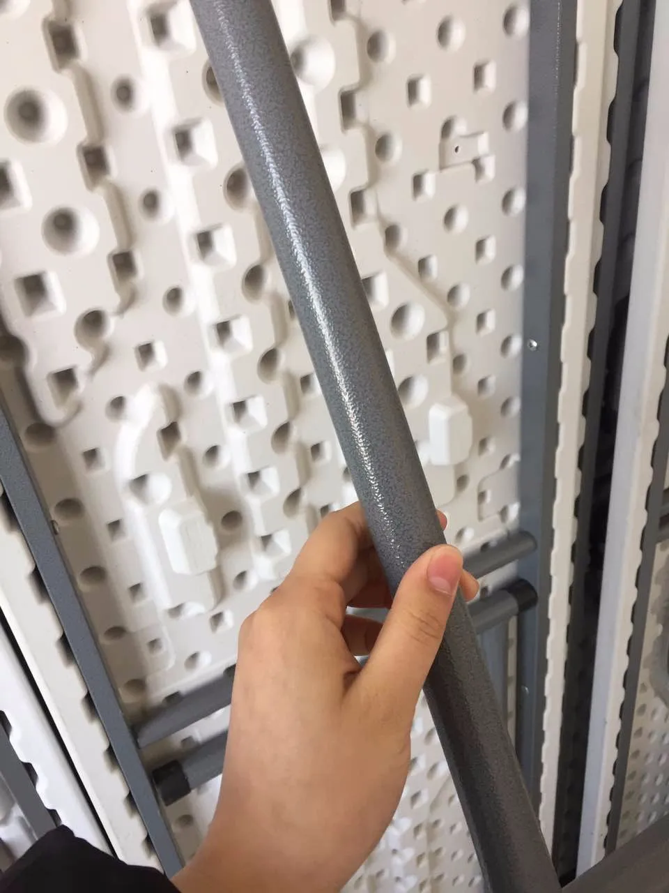 6FT 183cm regular wholesale folding plastic table with metal legs