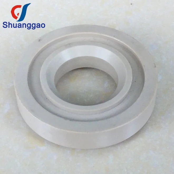 custom high temperature plastic PEEK ball valve seat