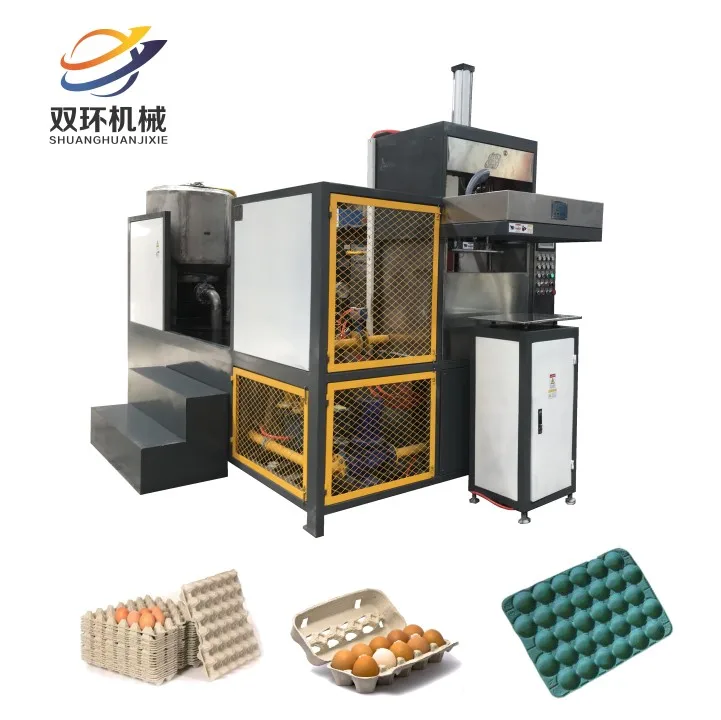 Recycle Paper Automatic Paper Molded fiber Egg Production Machine SHW-360