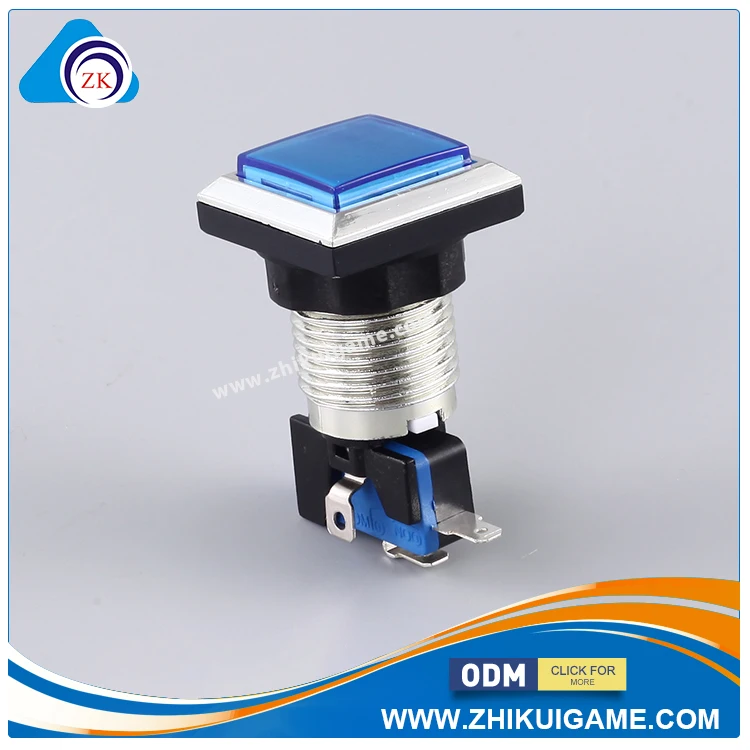 Золотой стандарт 12 В главе Переключатель кнопочный Аркада Комплект Кнопка LED