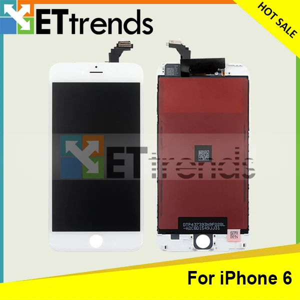 10PCS LOT AAA NO Dead pixel LCD Display For iPhone 6 LCD Screen Touch Digitizer Complete