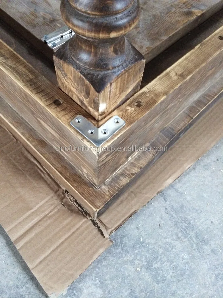 Solid wood antique dining farm table