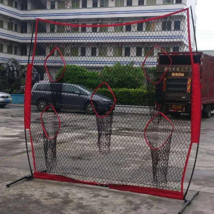 Бейсбол Софтбол тренировочный тент 7x7 для удара подачи с бантом