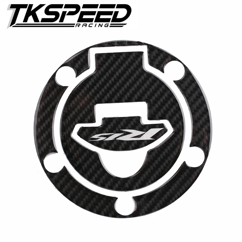 
Motorcycle Accessories 3D Carbon Fiber Tank Gas Cap Pad Filler Cover Sticker Decals For YAMAHA YZF-R15 YZF R15 2011-2014 