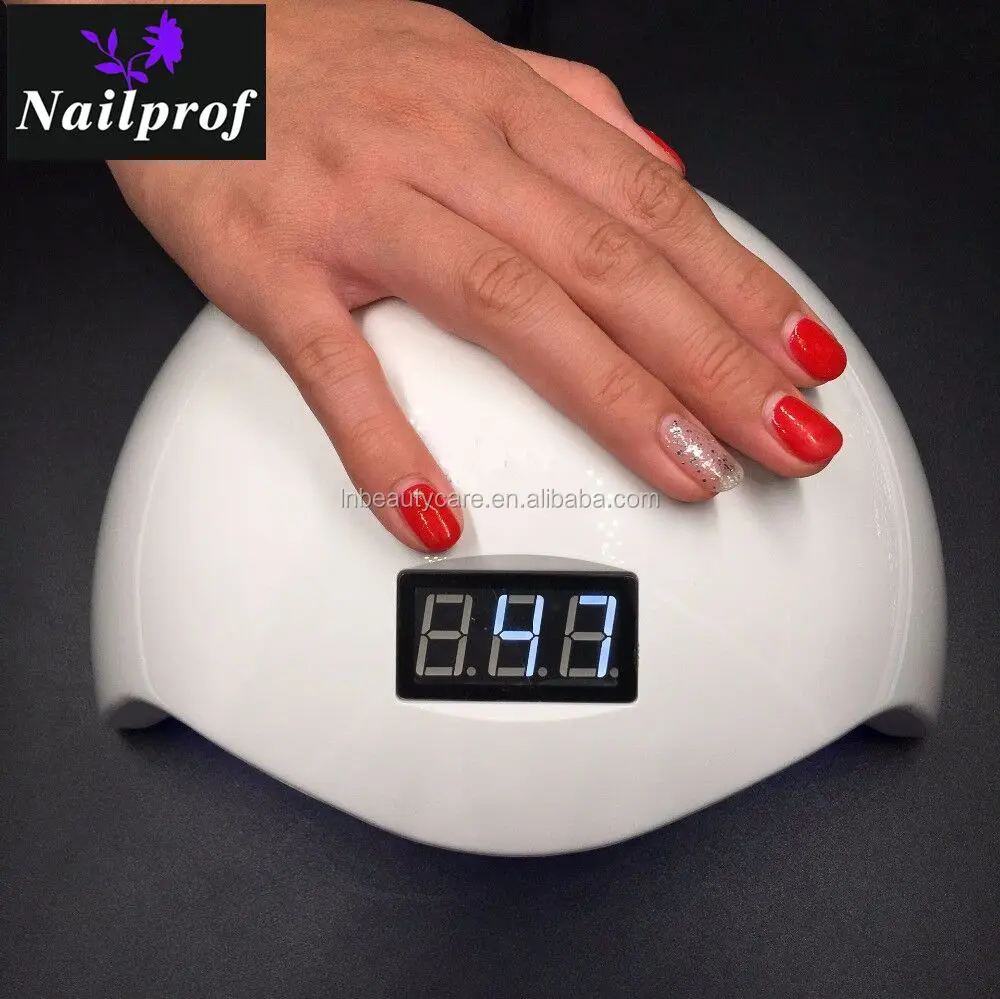 Factory price! Nailprof LED Lamp 48W Nail Dryer LCD Display 36 LED Nail Dryer Lamp For manicure Gel Polish Auto Sensor Timer