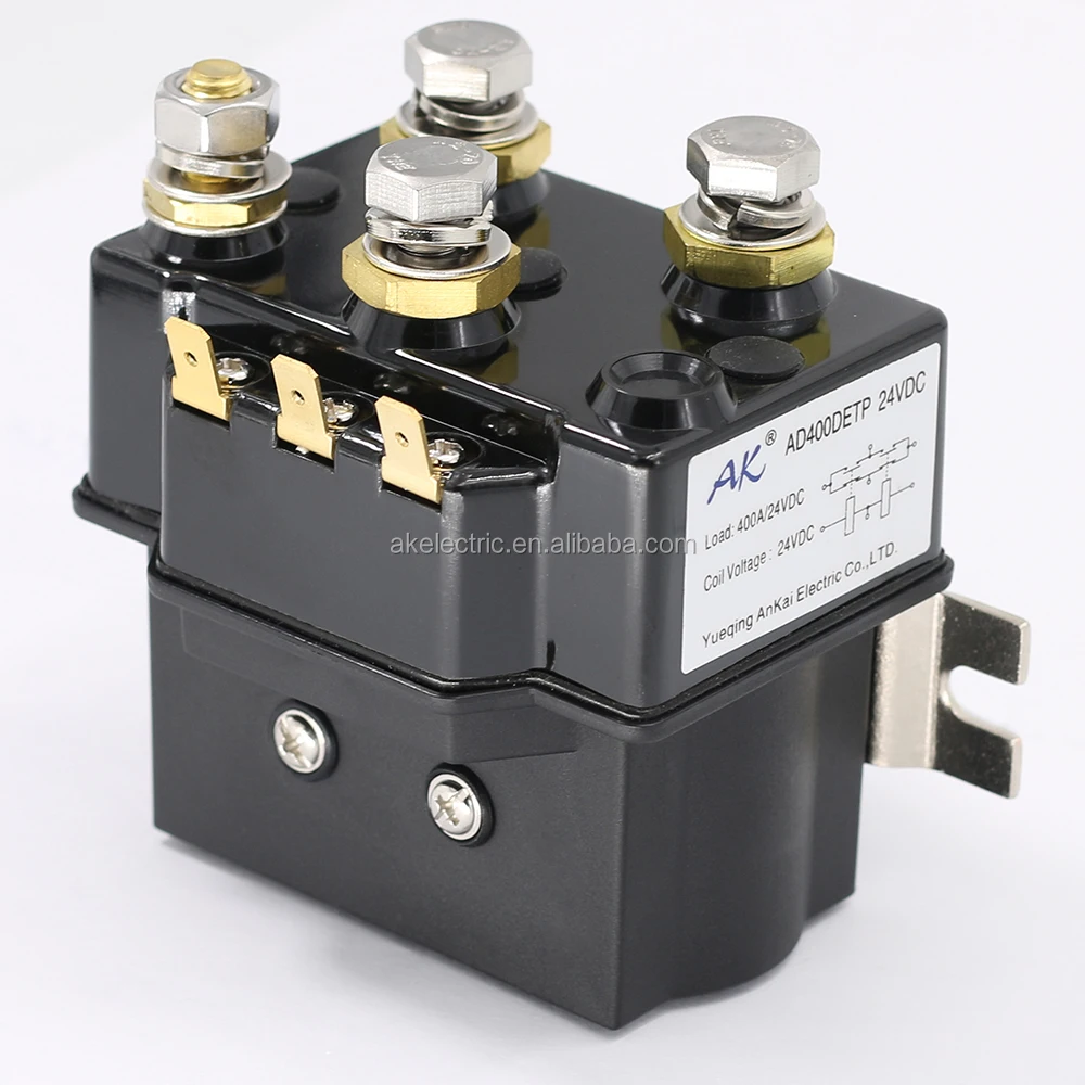 ADC400-DE Horizontally-Mounting 72V Winch Relay, 400A Short Time Duty in Anchor Mooring Winch DC88P Winch Relay^