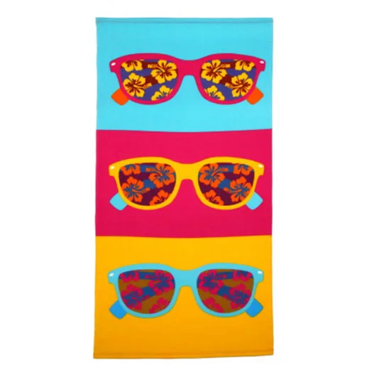 Microfiber pareo beach towel custom sand free beach towel