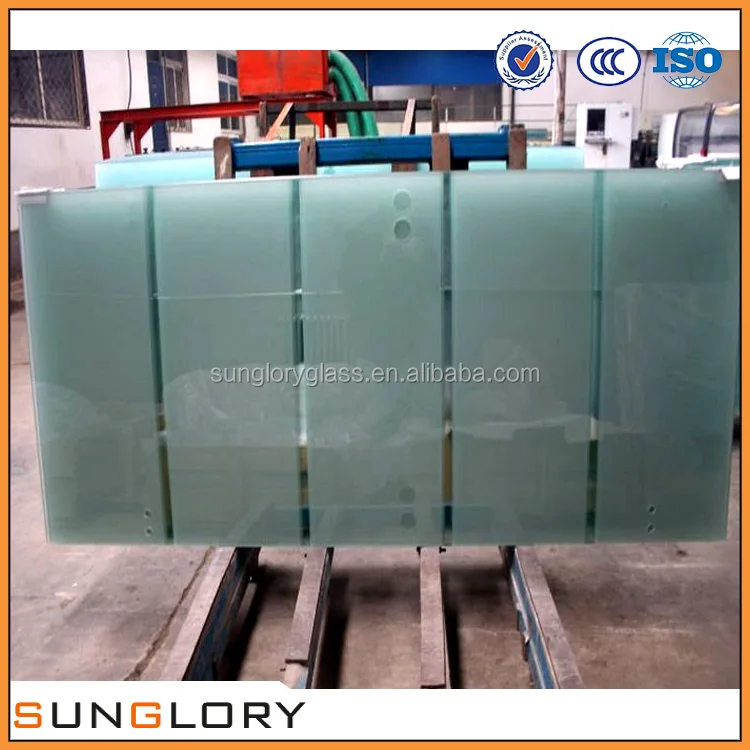 4-19mm Tempered Frosted Glass Inside Frosted Glass Sliding Doors