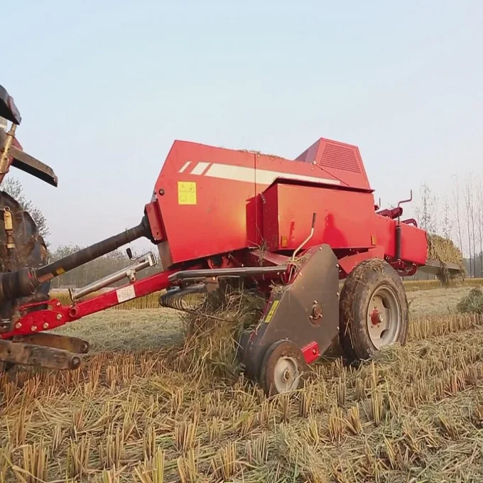 Professional Silage Baler Claas Mini Tractor Baler Square Baler Baling Straw PTO 35HP 356*457 Mm Golddafeng 1782 Mm 2264 Mm 1497