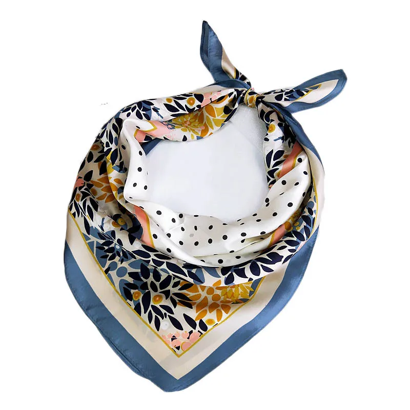 70*70cm Square 100 Pure Blank Neck Silk Scarves