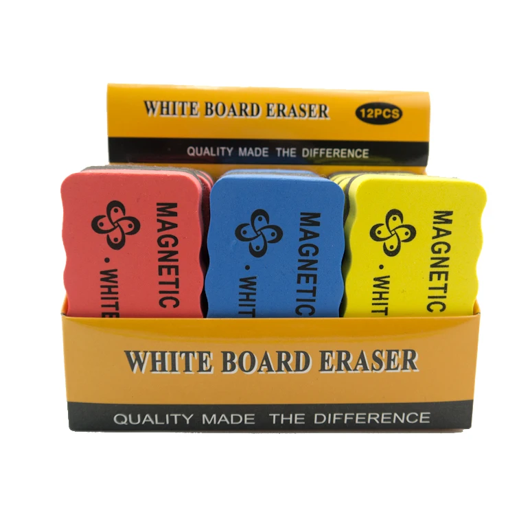 
High Quality Custom Plastic Mini Felt Magnetic Whiteboard Blackboard Eraser 
