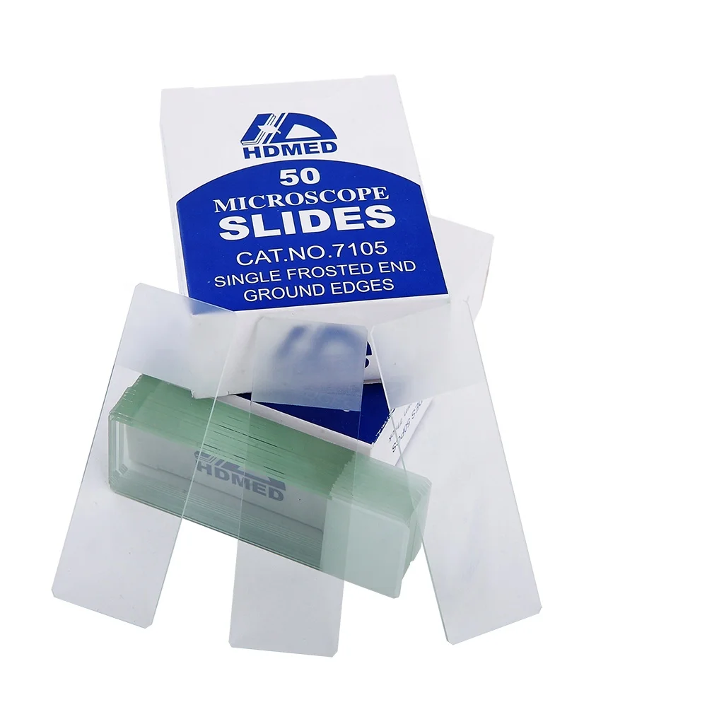 Glass Medical Prepared Ground Edges 7105 Microscope Slides