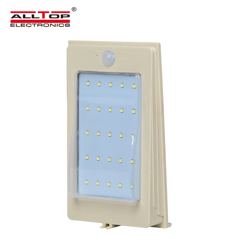ALLTOP 2021 Popular Solar Lighting Outdoor Garden Wall Mounted Sensor LED Solar Wall Light
