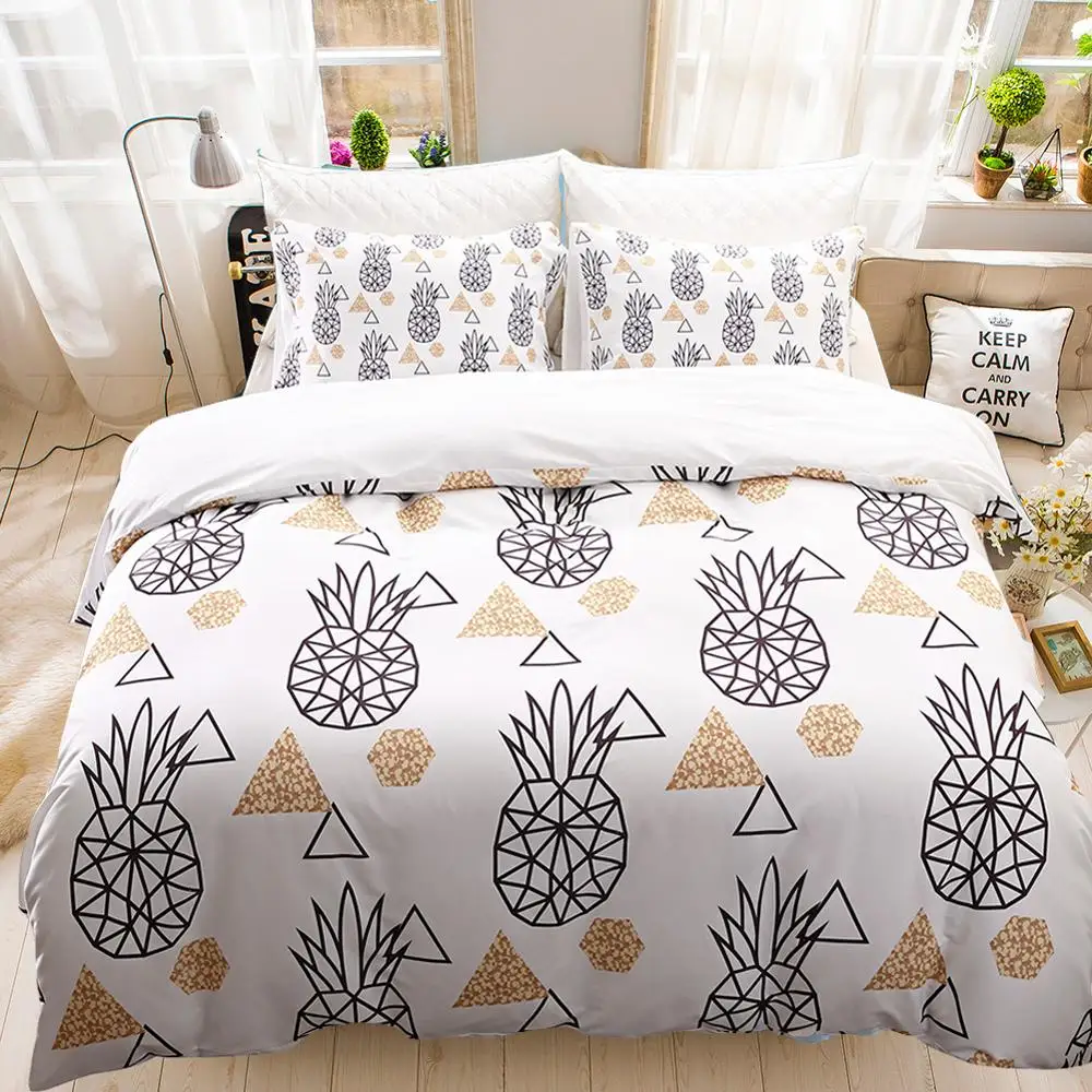 Wholesale Home Microfiber Custom Printed Adult Bedding Set Duvet Cover