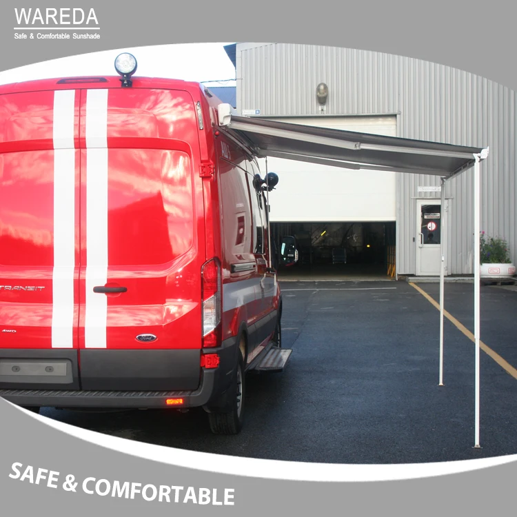 
Hot sale Commercial motorhome with motorized drop arm camper offroad rv awning 