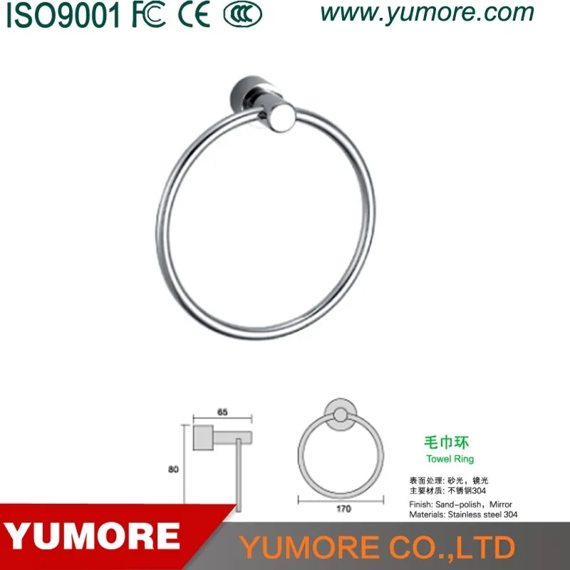 Отель новых продуктов спроса 2016 моды настенные кухня из нержавеющей стали кольцо для полотенца