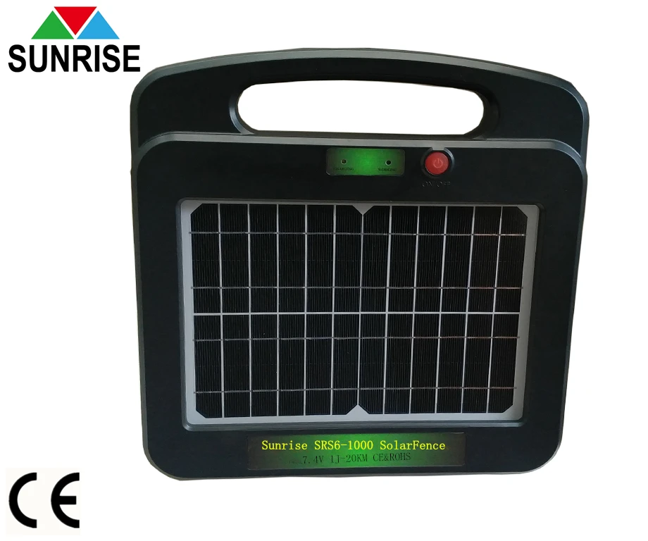 
Solar and lithium battery electric fence energizer 