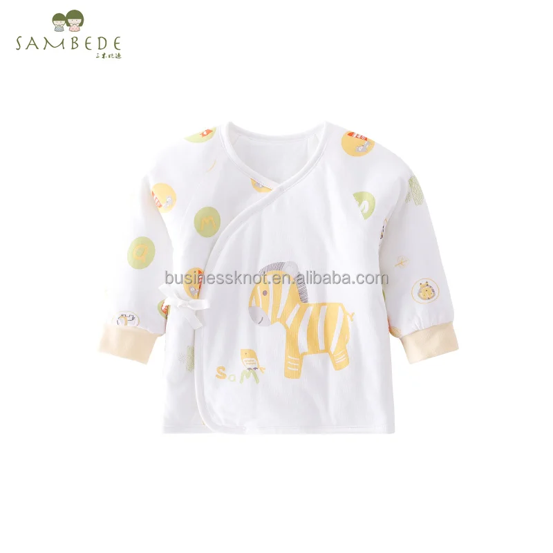 
SAMBEDE Baby Boys Clothing Inner-wearing Shirts Thin Base Tops for 0-6 Months Newborn Baby Boys SME0850 