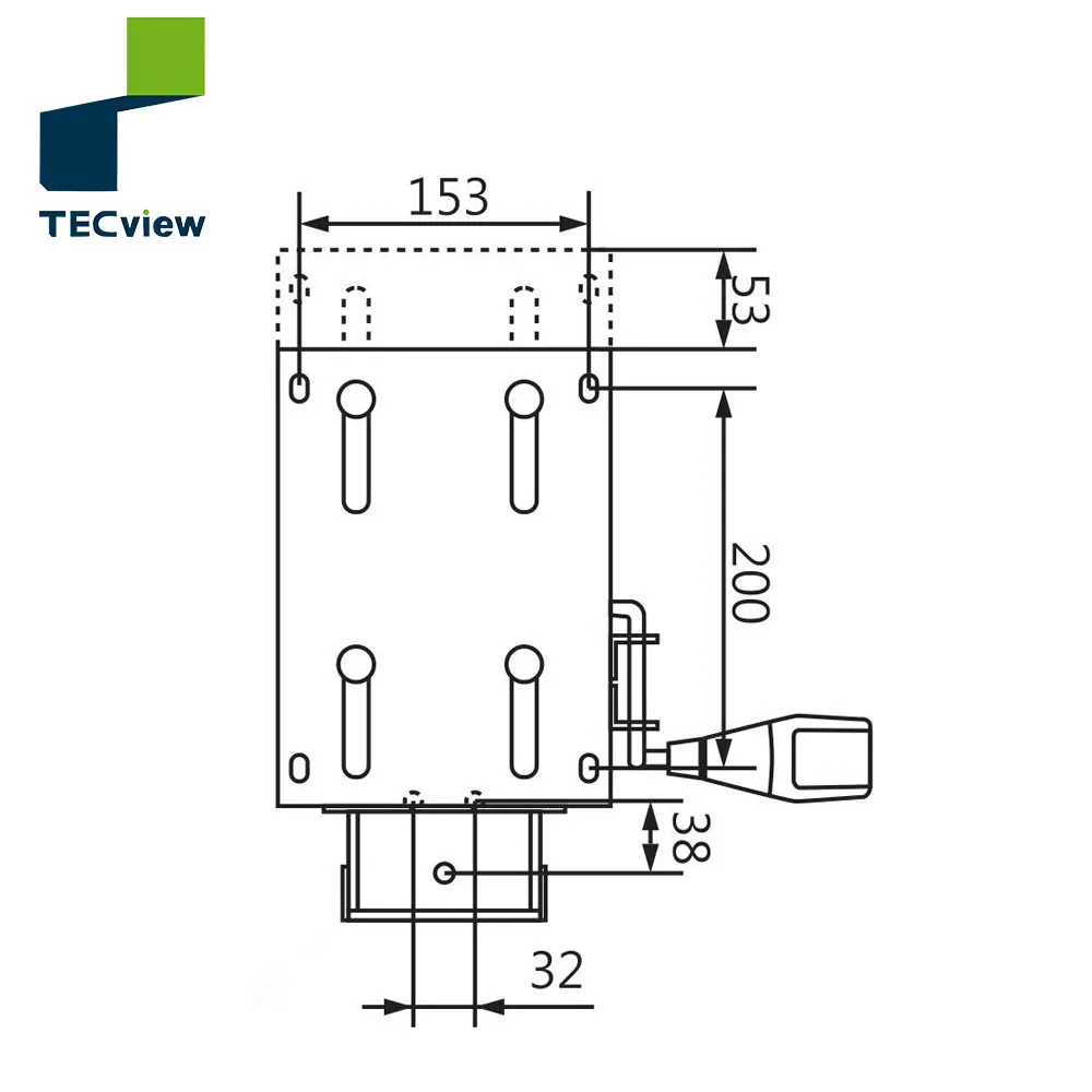 Split Tilted swivel mechanism locking safety function for office chair with Seat back adjustment Controller