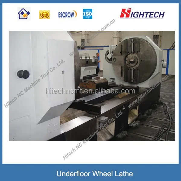 Heavy Duty CNC Railway Underfloor Portal Wheel Lathe