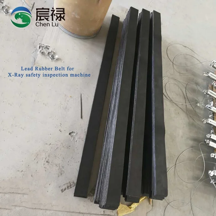 lead rubber belt for X Ray Baggage Scanner Airport X-Ray safety inspection machine