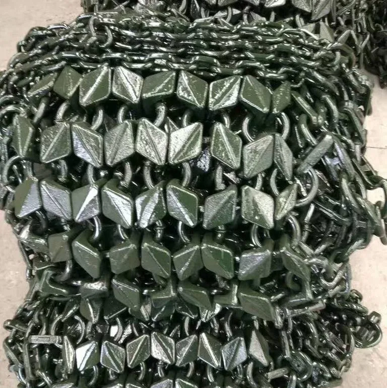 74mm link 22mm ring tire protection chain for 40/65-39-4  40/65-39-5 nylon bag packing