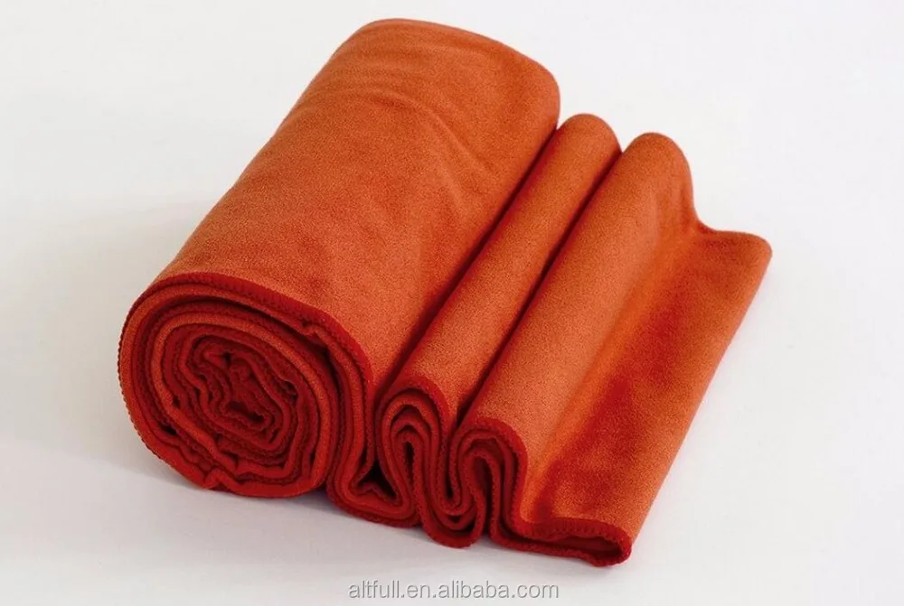 Wholesale premium quality quick drying OEM sport hot yoga towel with paper tape