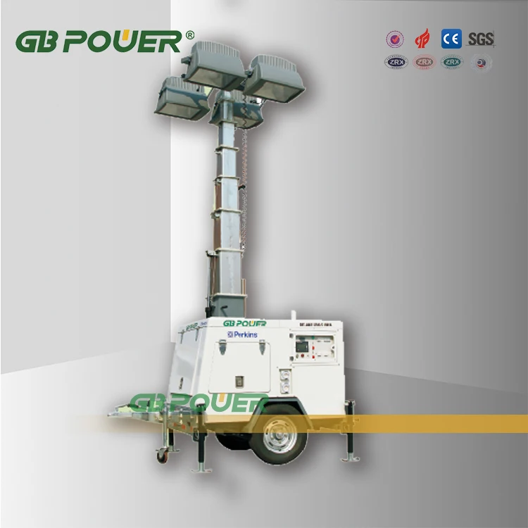 10kva perkins engine electric light tower and lighting tower manufacture