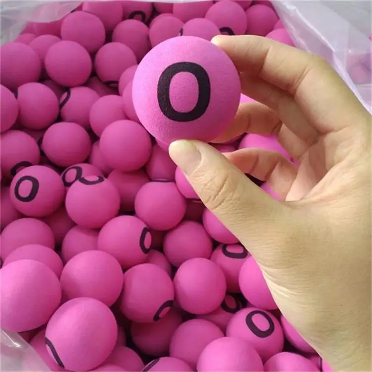 Colorful Soft 6cm Eva Bouncy Foam ball Gun Foam Ball