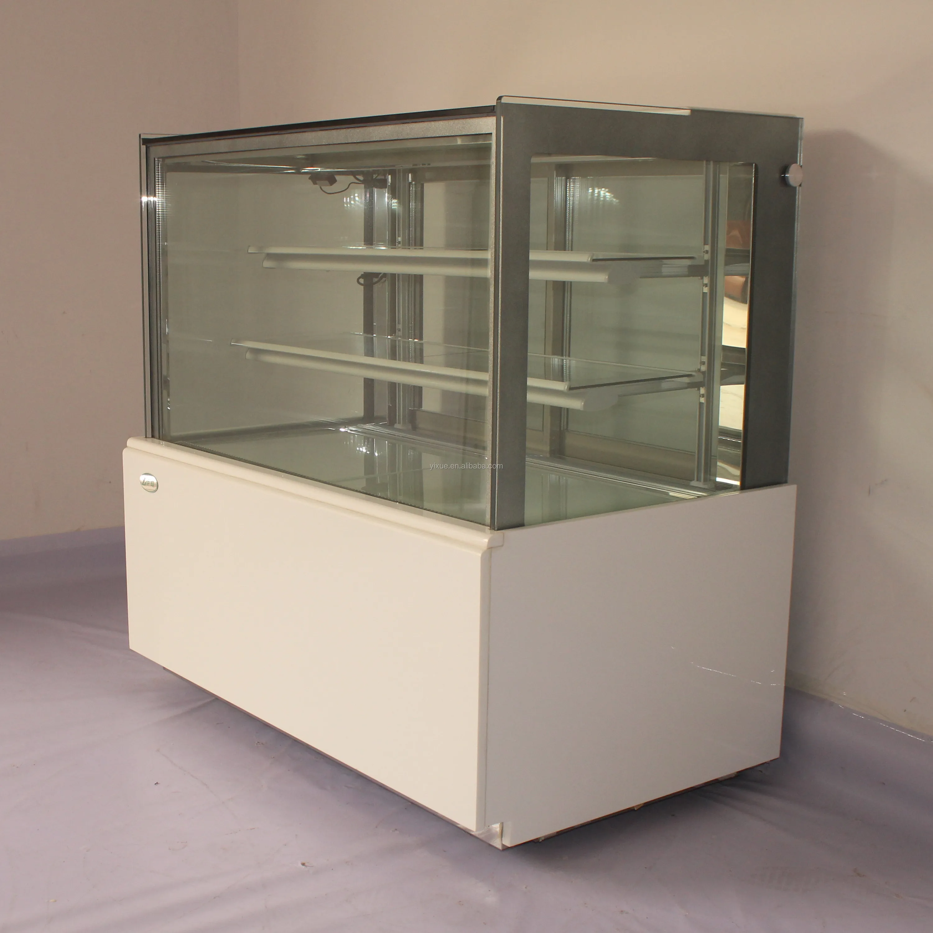 2m Luxury Glass Door Fridge Cake Display Showcase
