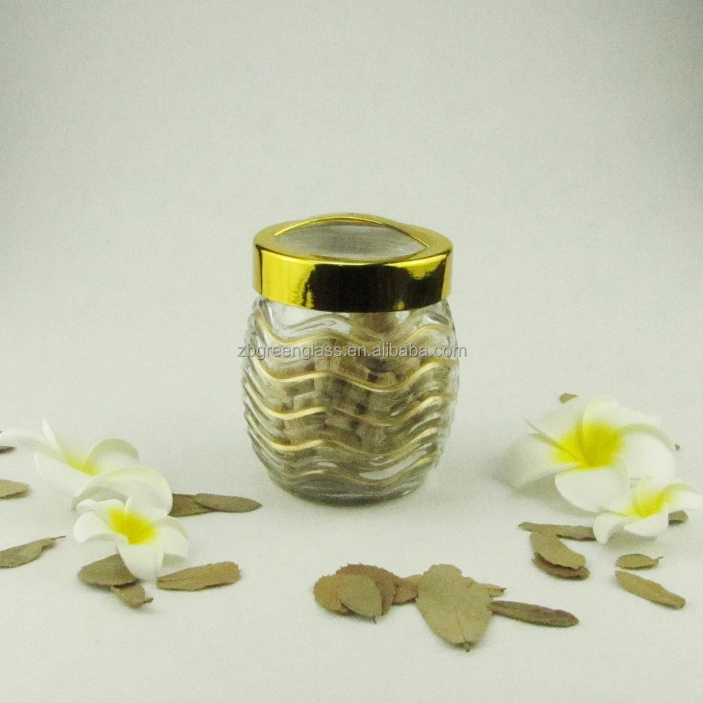 
Zibo wholesale round shape airtight glass cookie jars with handle cover 