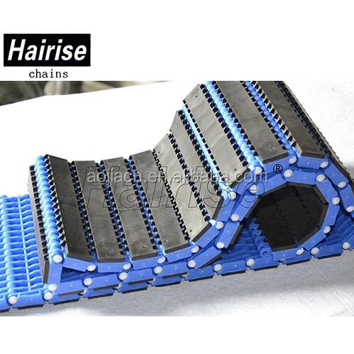 Modular Plastic 900 Blue Conveyor Belt rubber covering (Skid Resistance)