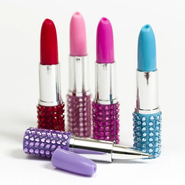 Licheng BP189A Cheap Bling Bling Lipstick Style Fancy Pen