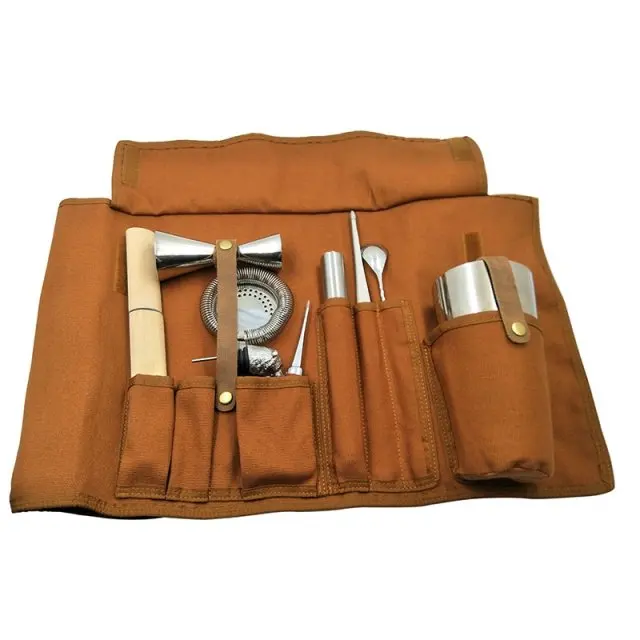 Stainless steel barware kits premium bar tools perfect for bartender