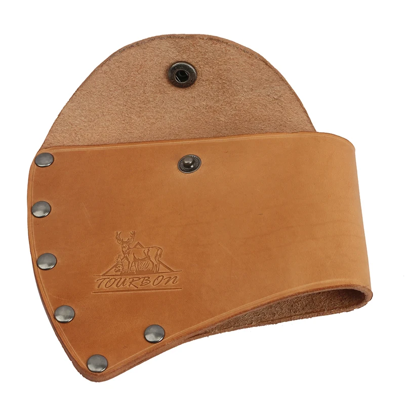 
Thick leather axe head cover woodworker axe sheath 