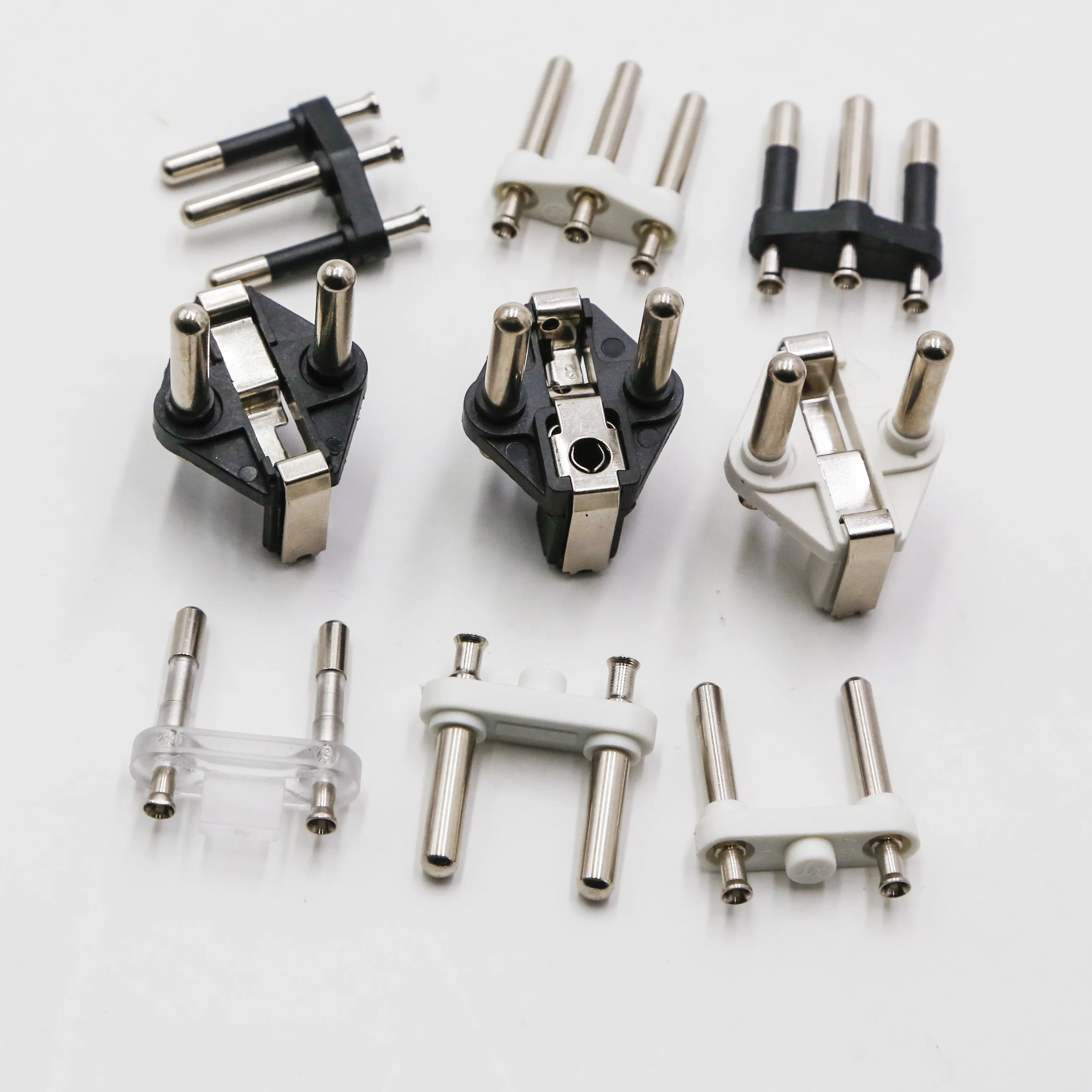 MD-02A  VDE    plug insert middle east europe schuko  4.8mm solid hollow pins
