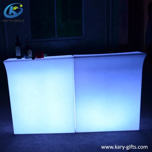 
Plastic Event Bar Night Club Modern Design LED Bar Counter 