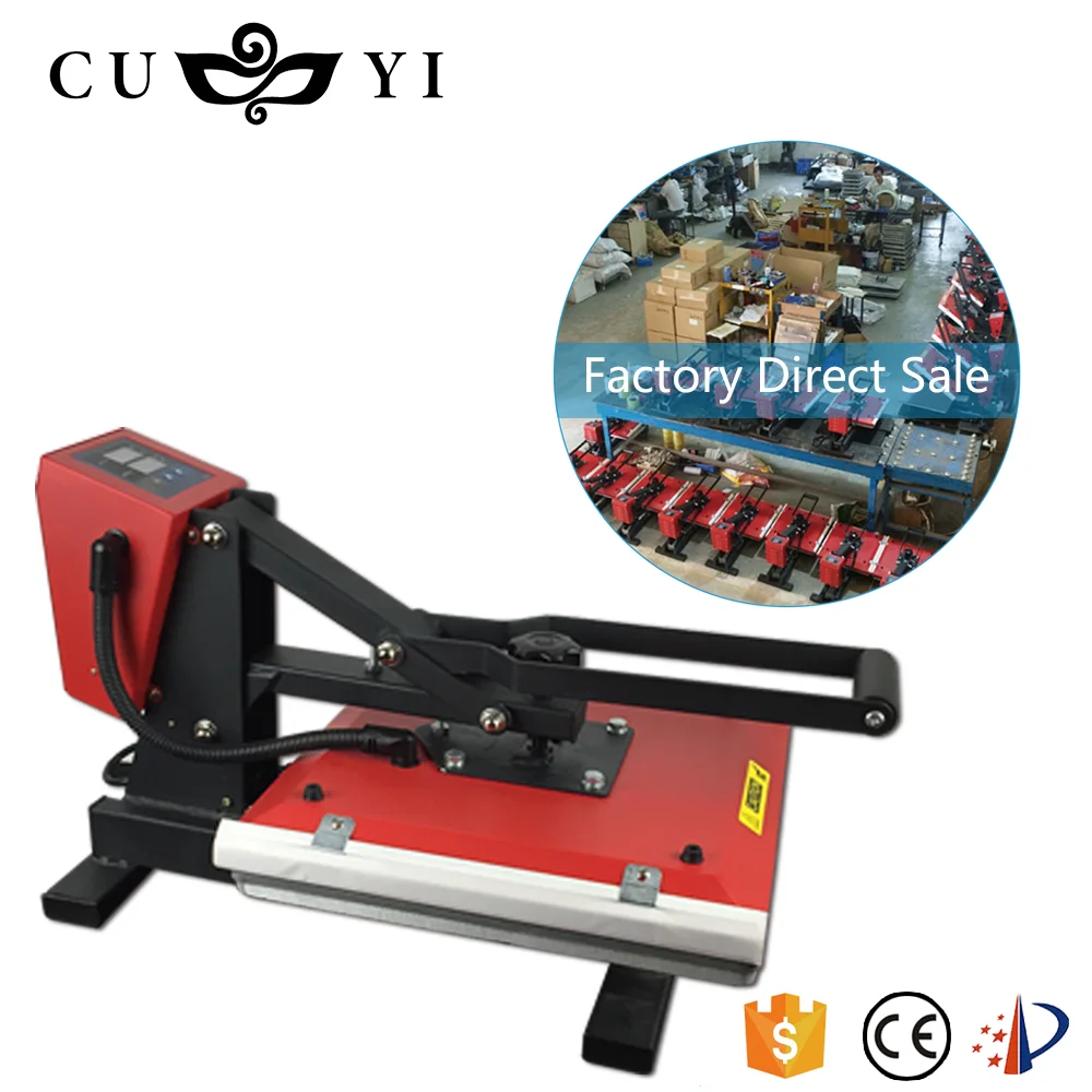 Термопресс для печати на футболках, 38*38, экономичная Термотрансферная машина для одежды