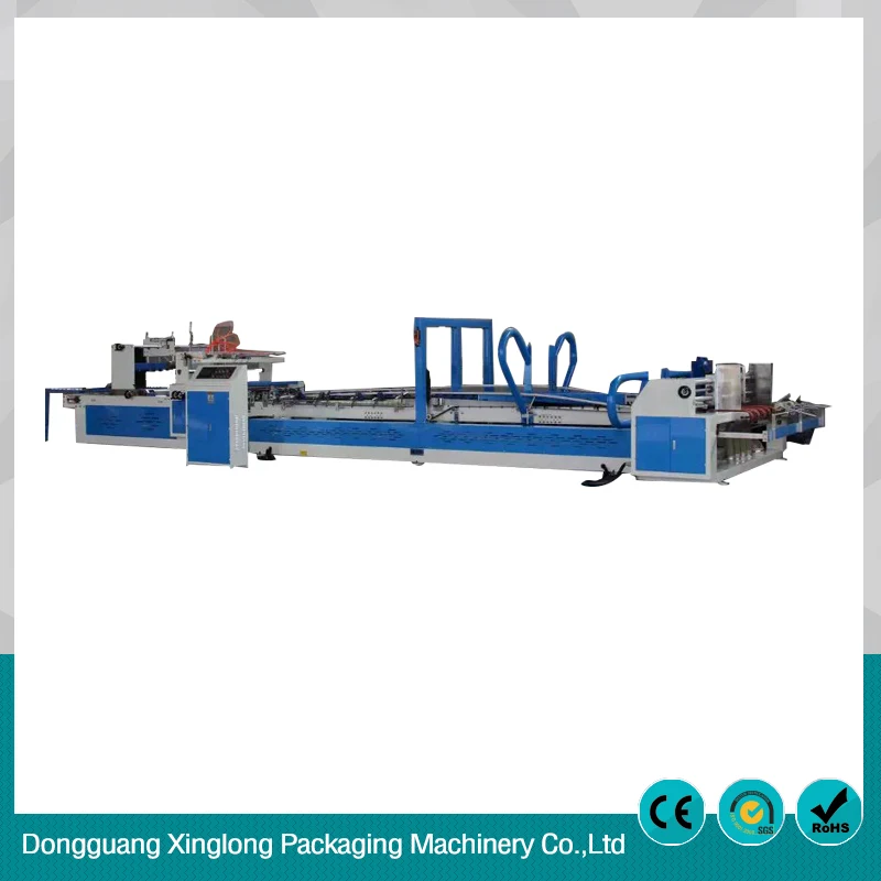 Хорошее качество коробки из гофрокартона автоматическое папку машины склейки