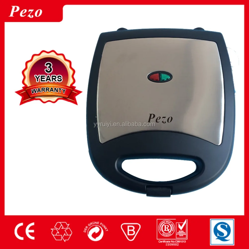 
2 slice changeable plate breakfast sandwich maker 