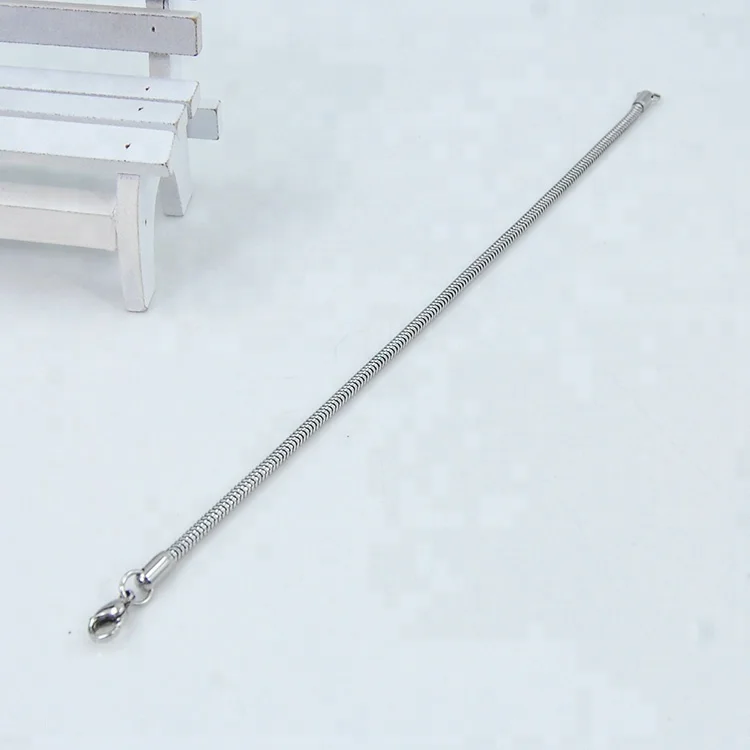 Wholesale cheap round lock snake chain bracelet