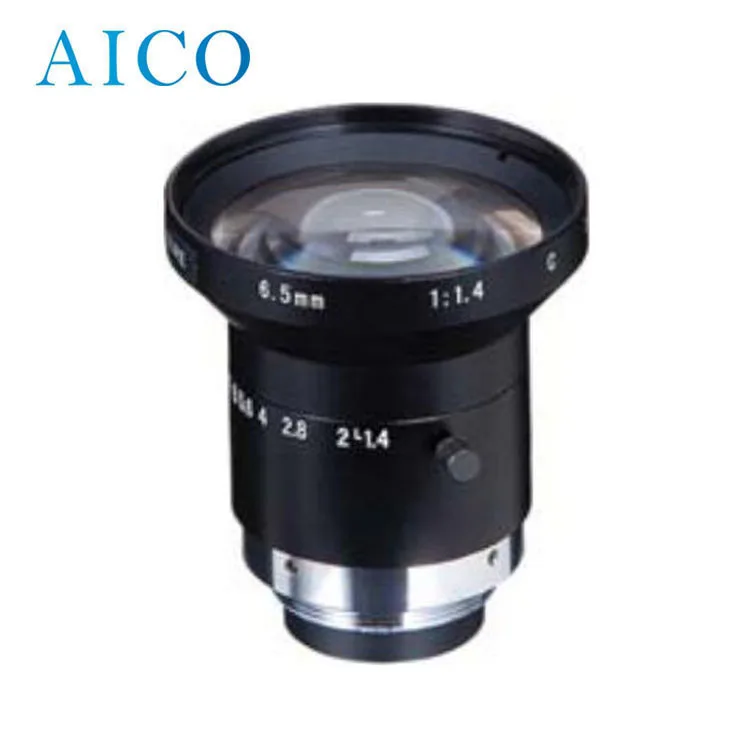 1 дюйм, формат изображения F1.4, ручная Радужная оболочка, 2 МП, 6,5 мм, FOV, 110 градусов, C-образное крепление, 1 дюйм-32un, объектив видеонаблюдения с резьбой для 1 дюймового датчика