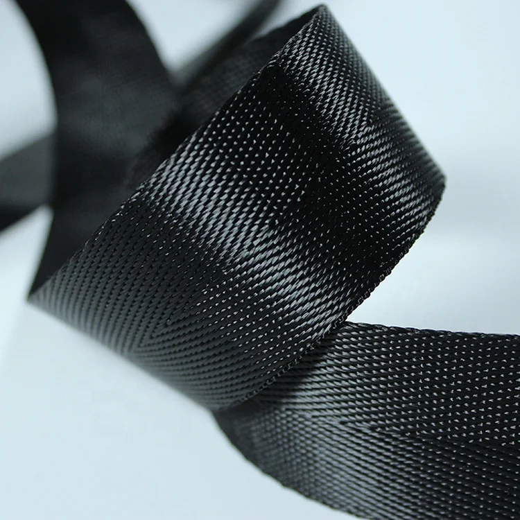 10-50mm Strap Nylon PP Polypropylene Webbing Black PP  Webbing Black