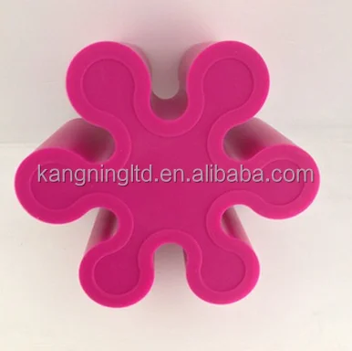Low MOQ Rubber Umbrella Holder Flower Shape Silicone Product