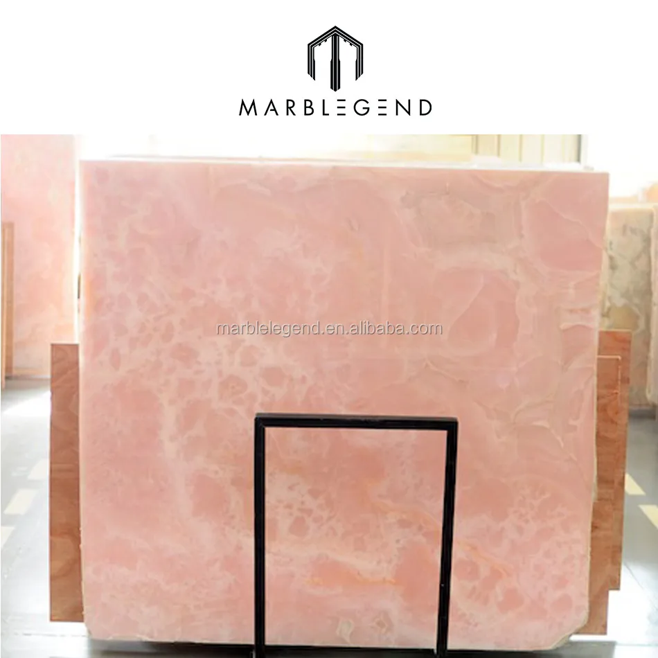 Royal beautiful high-end quality polished pink onyx
