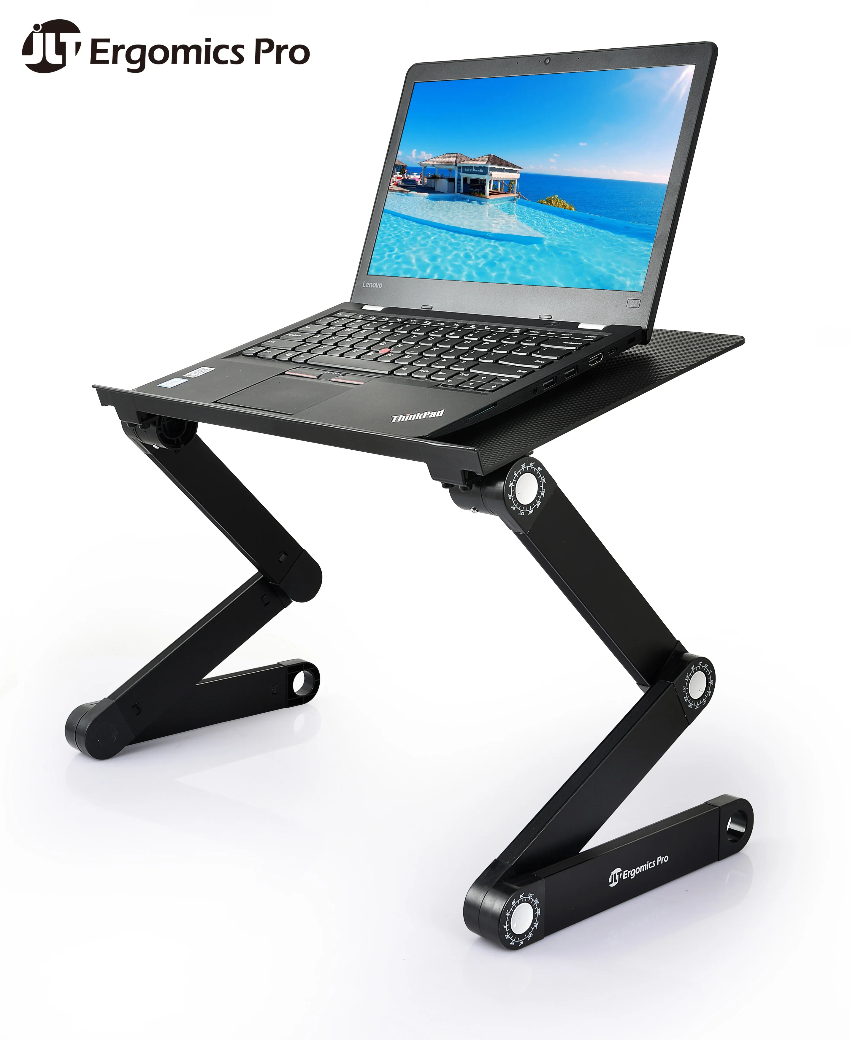 2021 New Portable adjustable aluminum  laptop stand desktop holder for notebook