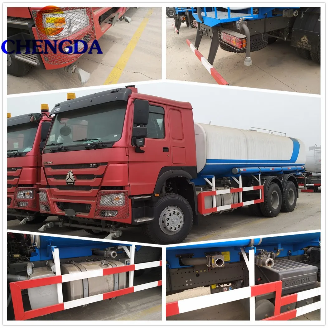 SINOTRUK 10/15/20m3 Water Tanker & 6x4 Water Truck water sprinkler truck