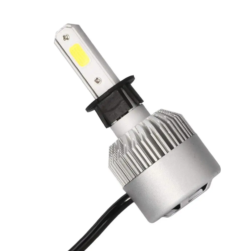 Car headlight manufacturer Newest high brightness cob S2 h4 h3 led headlight bulb