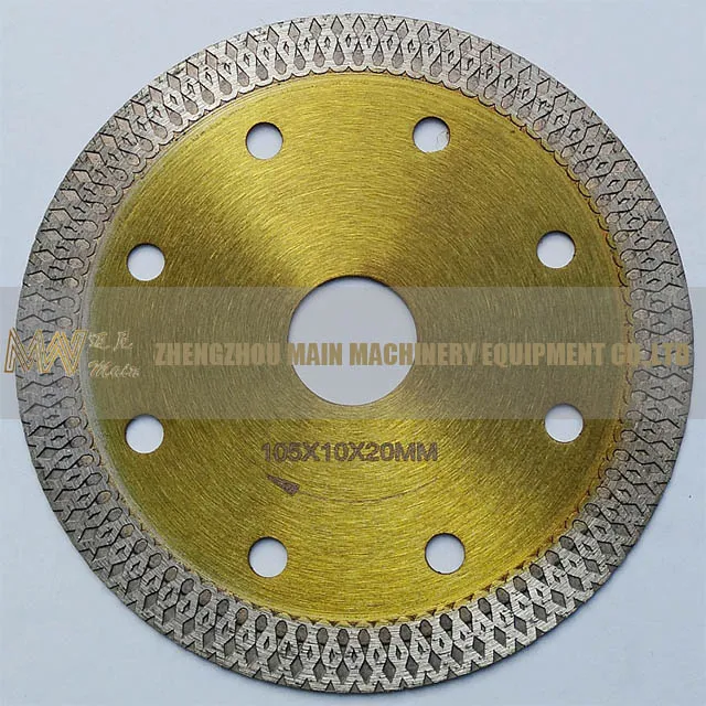 professional Tile Sintered Turbo diamond cutting disk/discs Wet or Dry Cutting Diamond Circular Saw Blade for Ceramic