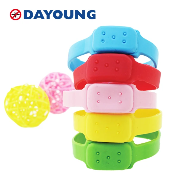Multi color food grade Non Toxic Anti-Mosquito Essence Oil Repeller Insect Repelling Bracelet
